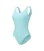 Womens/ladies Xtra Life One Piece Swimsuit Spearmint Slazenger-3