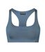 Womens/ladies Medium Impact Sports Bra Blue Calvin Klein-2