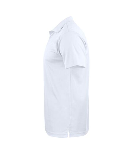 Unisex Adult Basic Active Polo Shirt White Clique