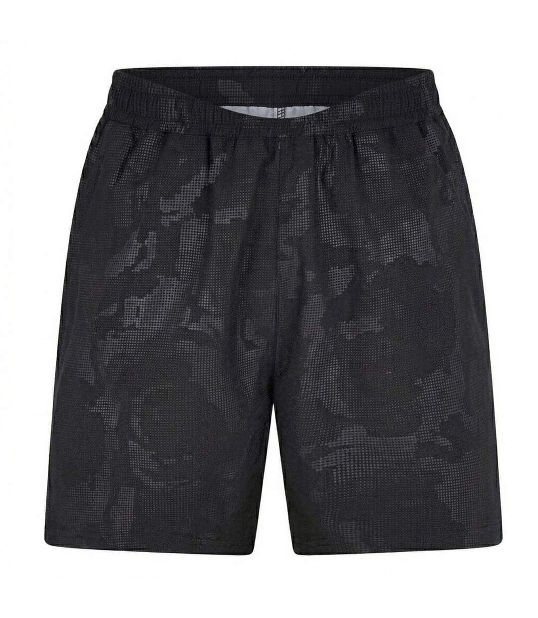 Mens Sport Shorts Black Gym King-2