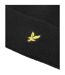 Embroidered Logo Beanie Black Lyle & Scott-3