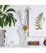 Vase Déco Visage en Résine Fiore 27cm Blanc-5