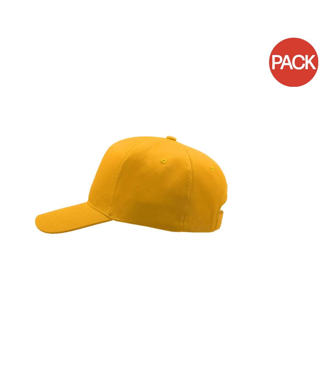 Lot de 2  casquettes start adulte jaune Atlantis