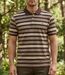 WINCHESTER RANNOCK1 — Polo manches courtes choco : l'élégance casual et le confort absolu en pur coton-1