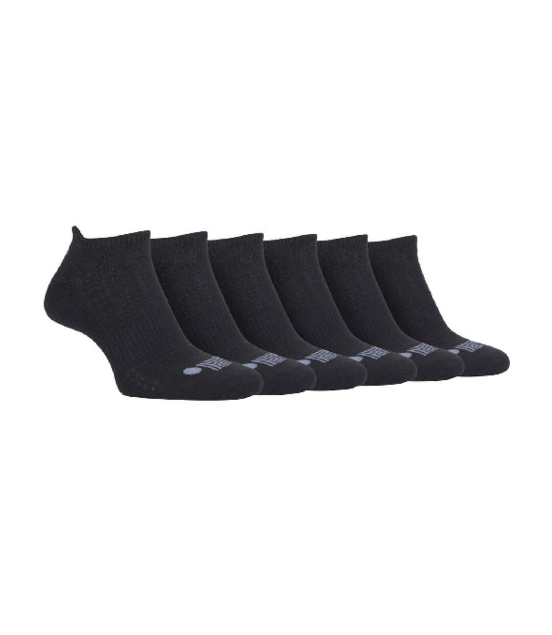 6 Pack Mens Cotton Cushioned Sport Ankle Trainer Socks for Running-1