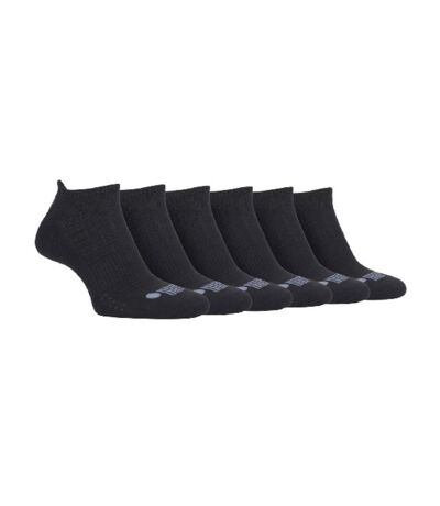 6 Pack Mens Cotton Cushioned Sport Ankle Trainer Socks for Running