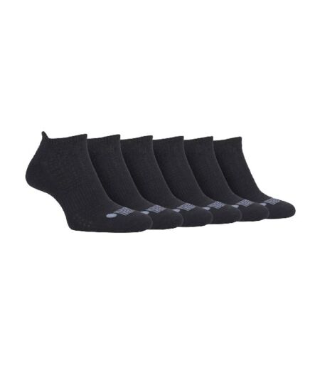 6 Pack Mens Cotton Cushioned Sport Ankle Trainer Socks for Running