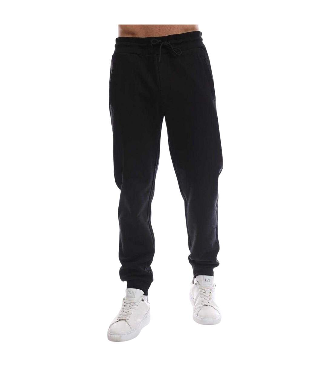 Mens Tapered Slim Joggers Nero Emporio Armani EA7-1