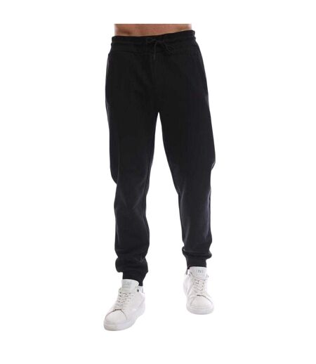 Mens Tapered Slim Joggers Nero Emporio Armani EA7