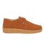 Mens Panda Lace Up Flat Casual Shoes Tan Lambretta-1