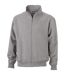 Sweat zippé workwear - Homme - JN836 - gris chiné