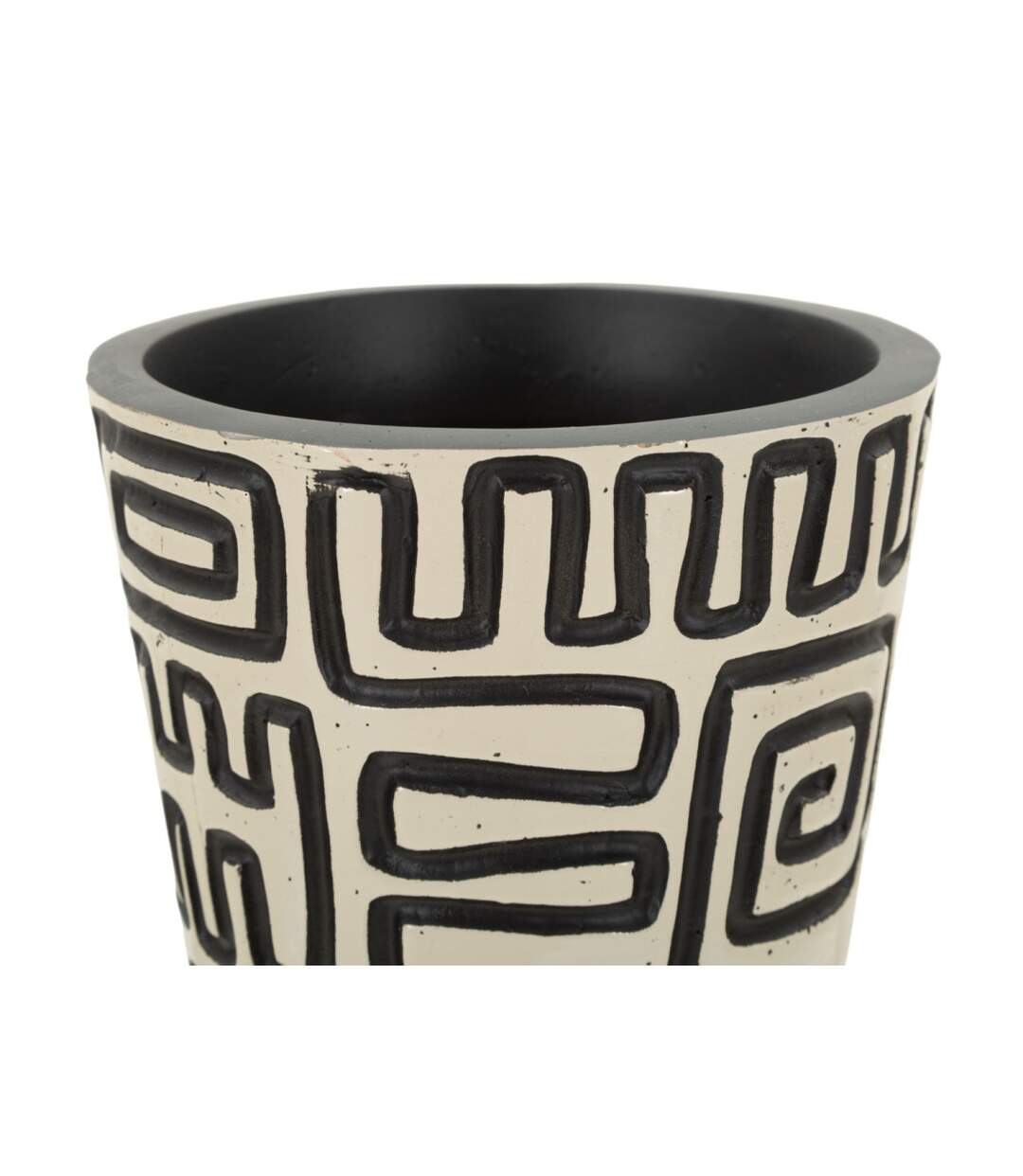 Vase Design Nairobi 86cm Blanc & Noir-3