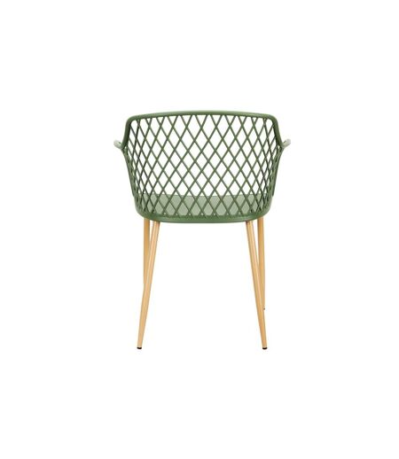 Lot de 4 Fauteuils Design Malaga 80cm Vert