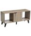 Meuble TV 3 compartiments Mix'n Modul - Marron et Noir-1