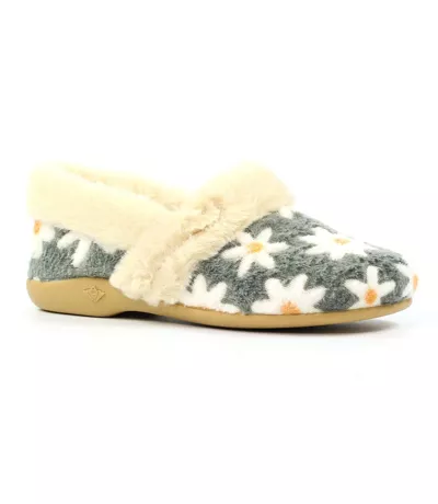 Chaussons Ellis Femme Gris Lunar
