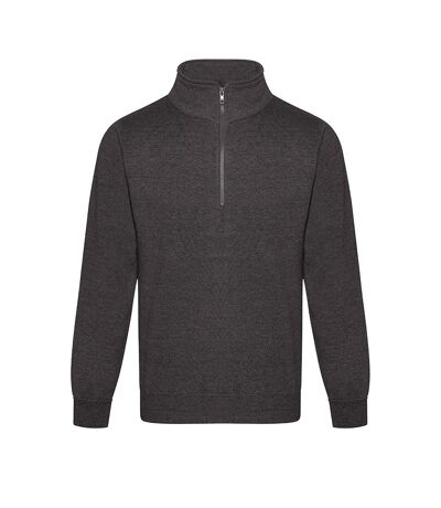 PRO RTX Mens Quarter Zip Sweatshirt (Charcoal)