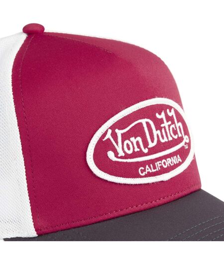 Casquette trucker avec filet et broderie Poly Vondutch