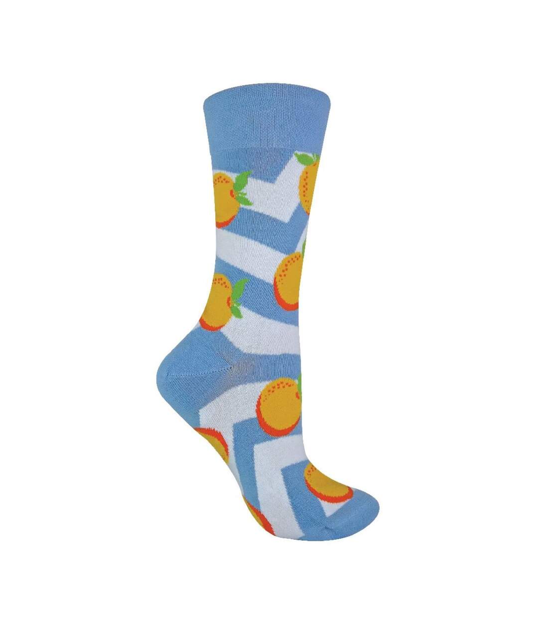1 Pack Ladies Cotton Novelty Design Fruit Socks-1