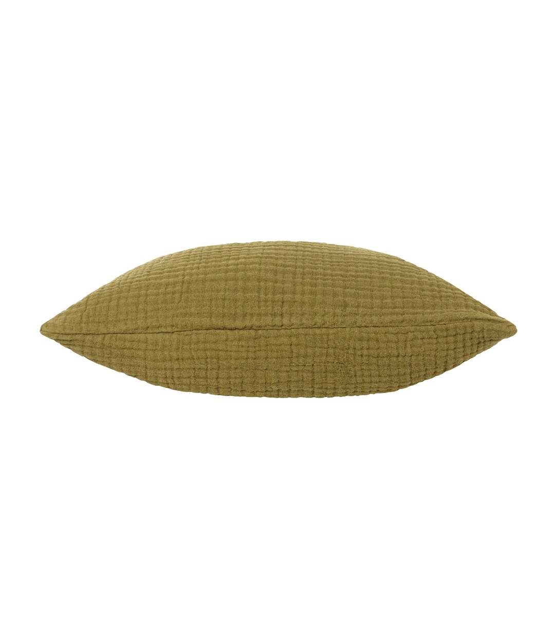 Lark woven organic cushion cover 45cm x 45cm khaki Yard