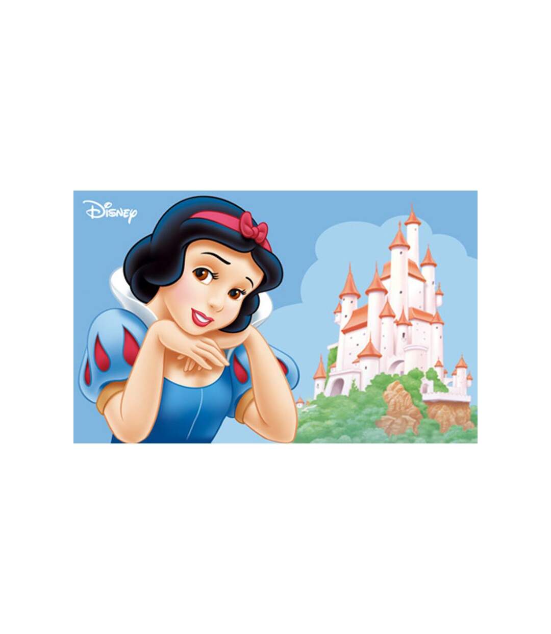 Tapis enfant Lavable 30° BLANCHE NEIGE-1