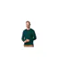T-shirt Uni Manches Longues Softstyle Adulte Vert Sarcelle Gildan-2