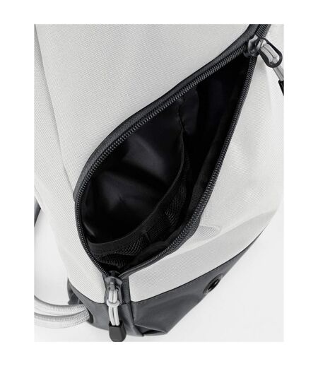 Athleisure Water Resistant Drawstring Sports Gymsac Bag One Size Ice Grey Bagbase