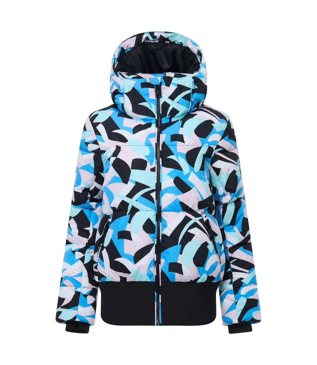 Womens/ladies Glitz Ii Abstract Padded Jacket Elysium Blue Dare 2B-2