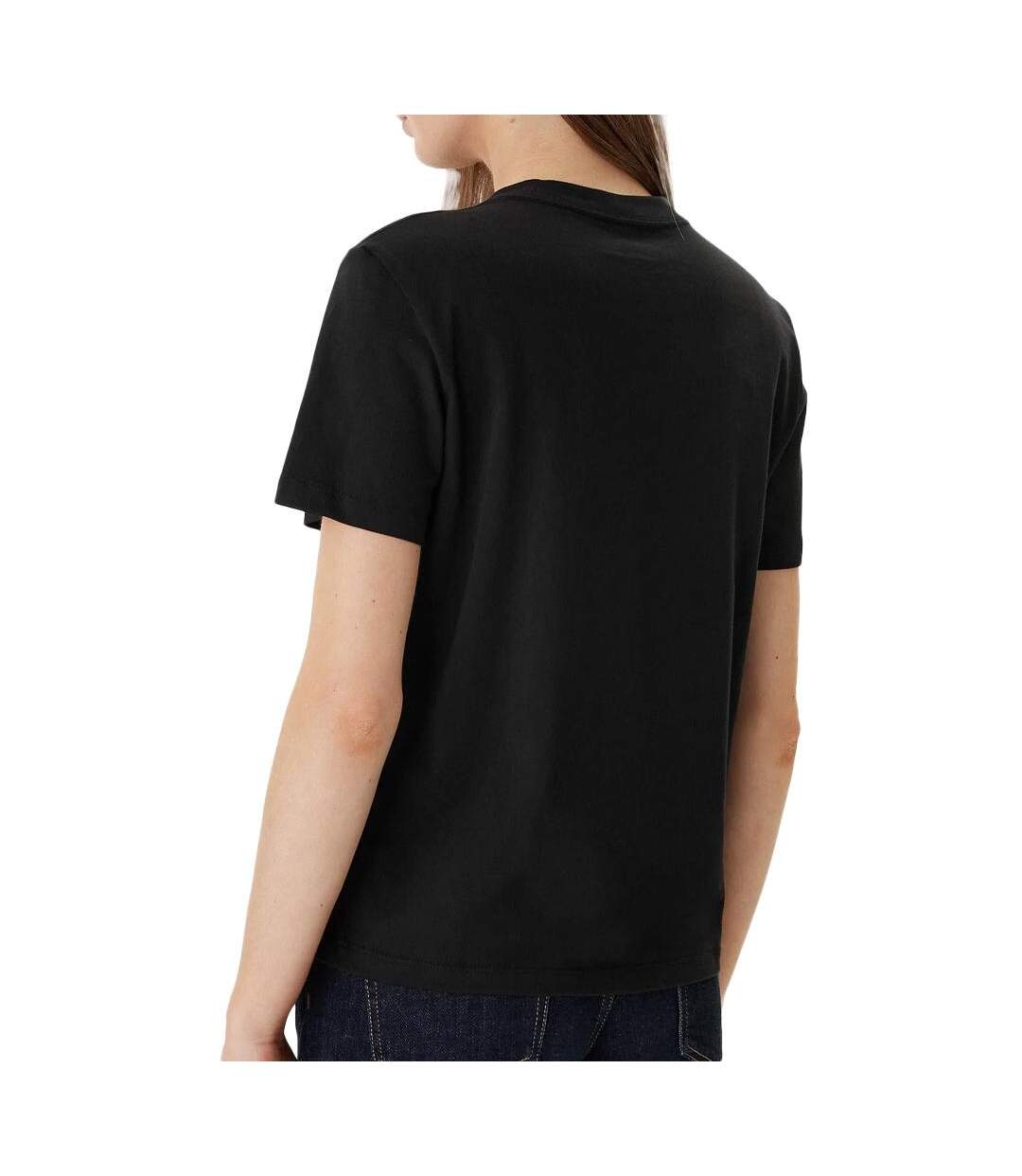 T-Shirt noir femme calvin klein jeans lv047e804gs-2