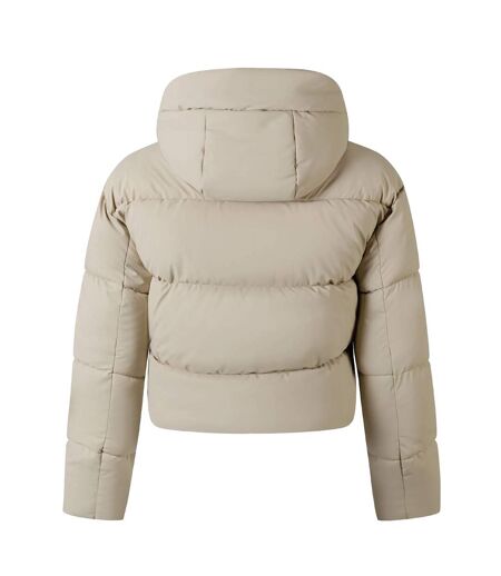 Doudoune Matelassée Motif/style Matelassé Femme Beige Minoti