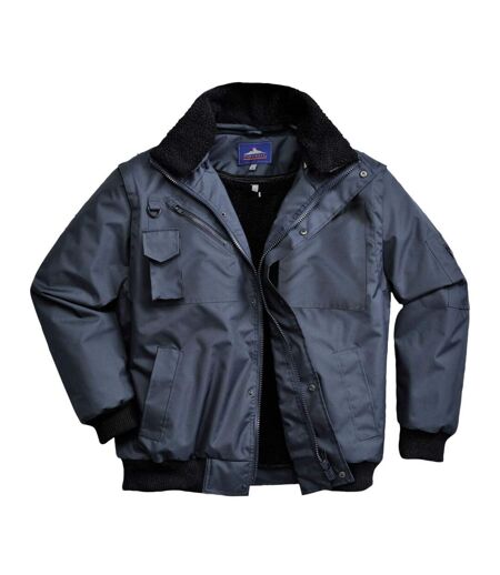 Blouson  pilote imperméable manches amovibles 3-en-1 Portwest Bomber