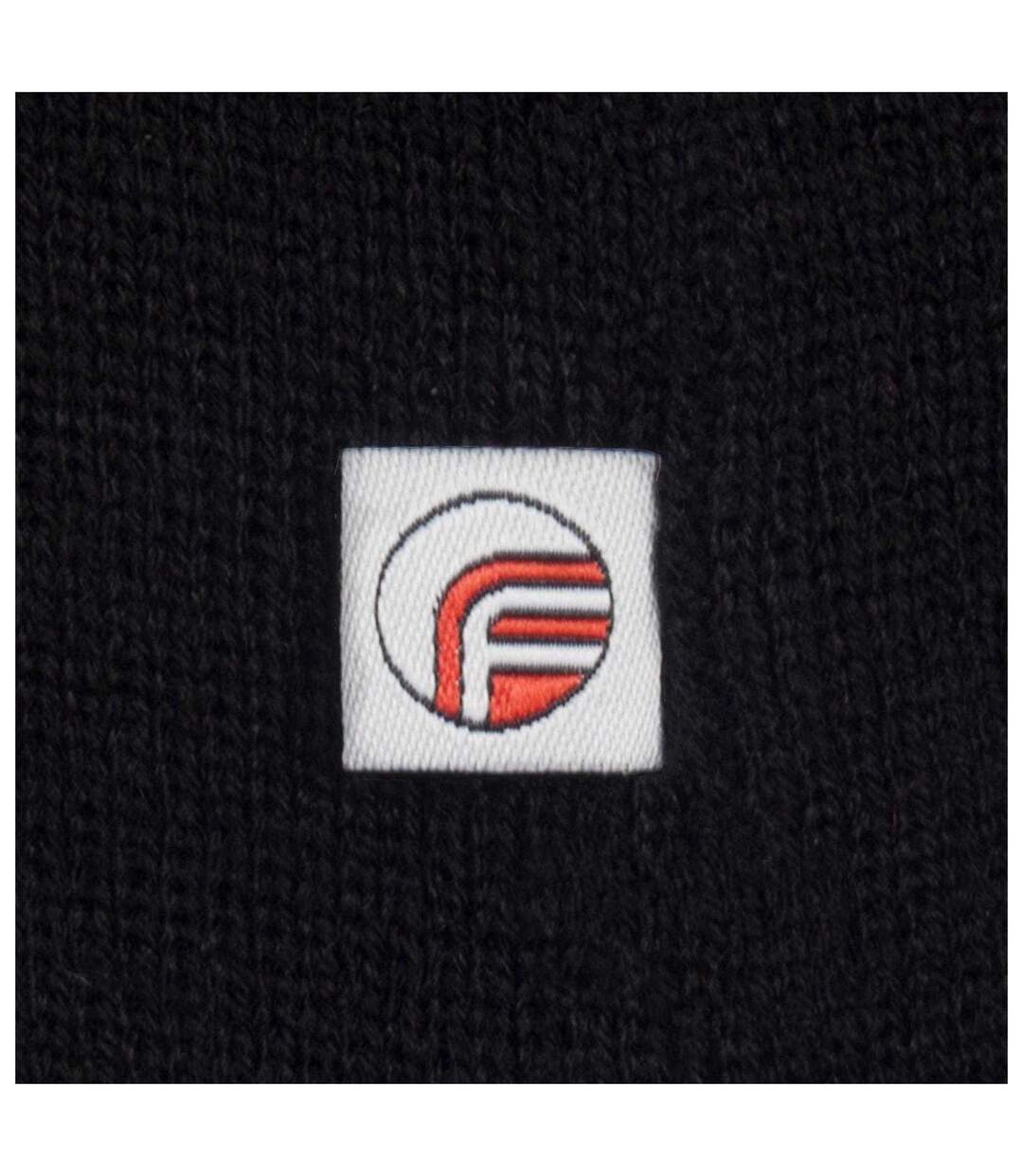 Manchester Crest Bobble Beanie Black Fan Originals-4