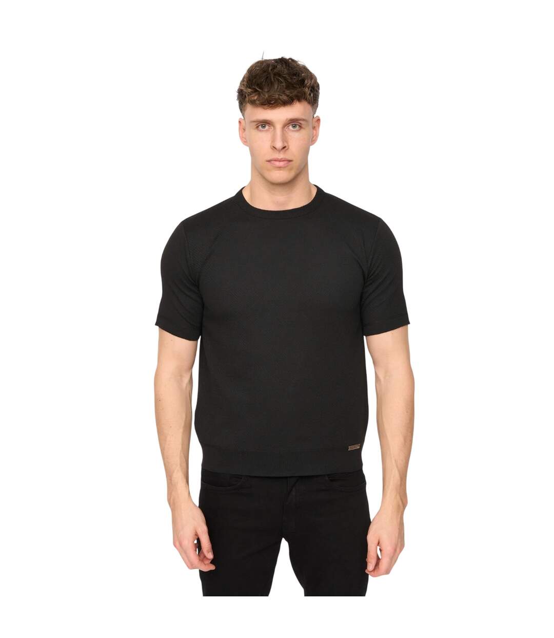 T-shirt Marvela Homme Noir Duck And Cover-2