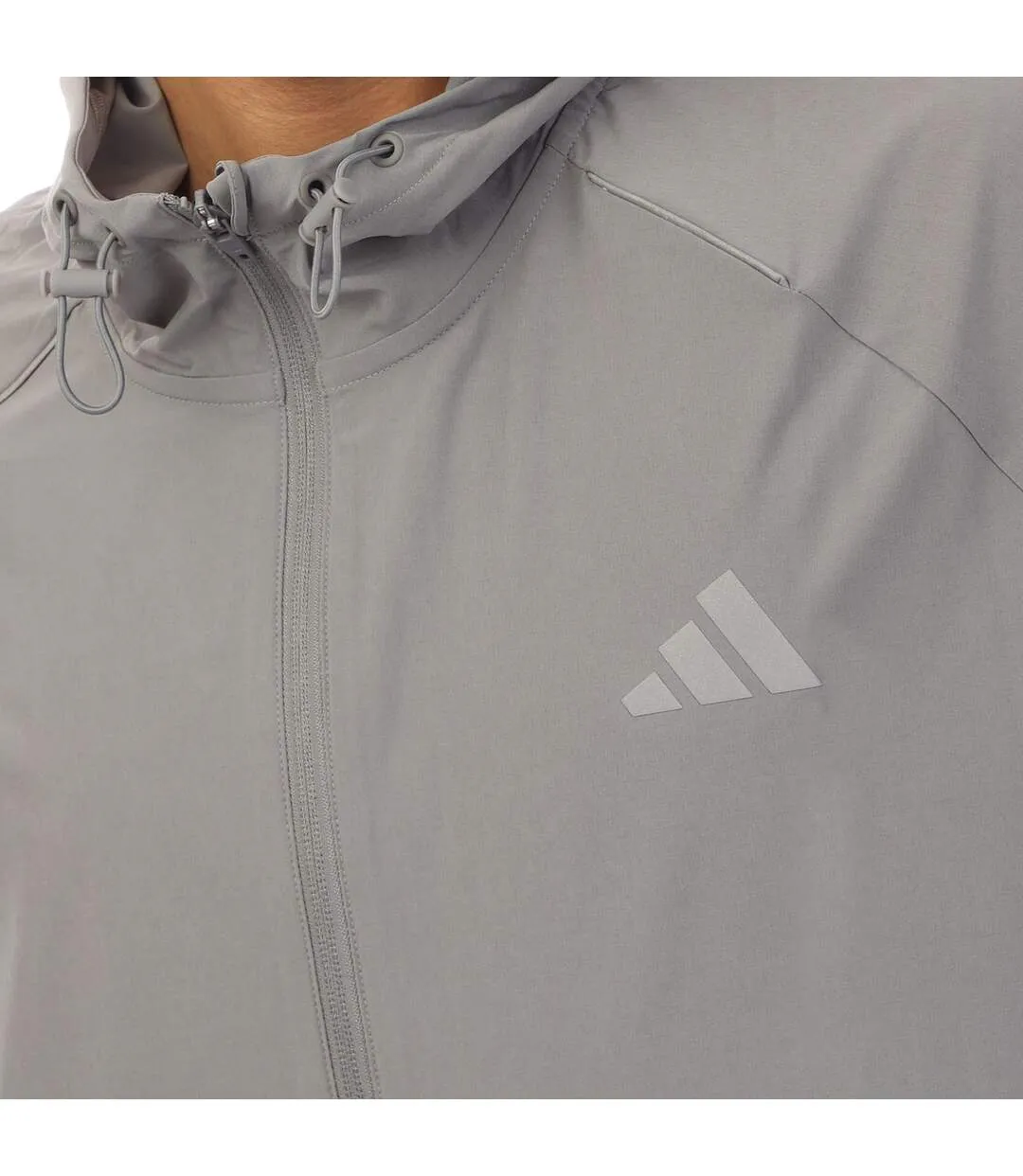 Veste De Survêtement Homme Gris Adidas-4