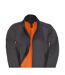 Veste Softshell Femme Gris Foncé Orange Néon B&C-2