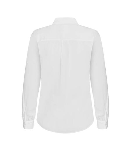 Womens/ladies Libby Formal Shirt White Clique
