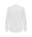 Womens/ladies Libby Formal Shirt White Clique-2
