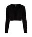 Cardigan Motif/style Court Femme Noir Urban Classics-1