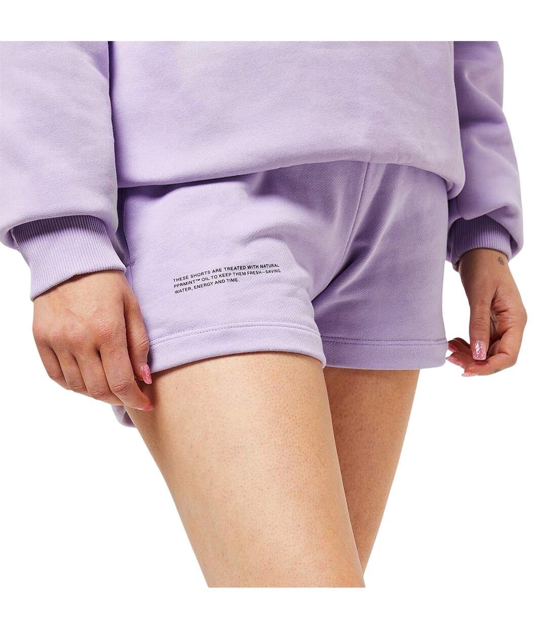 Short Femme Rose Pâle Pangaia-4