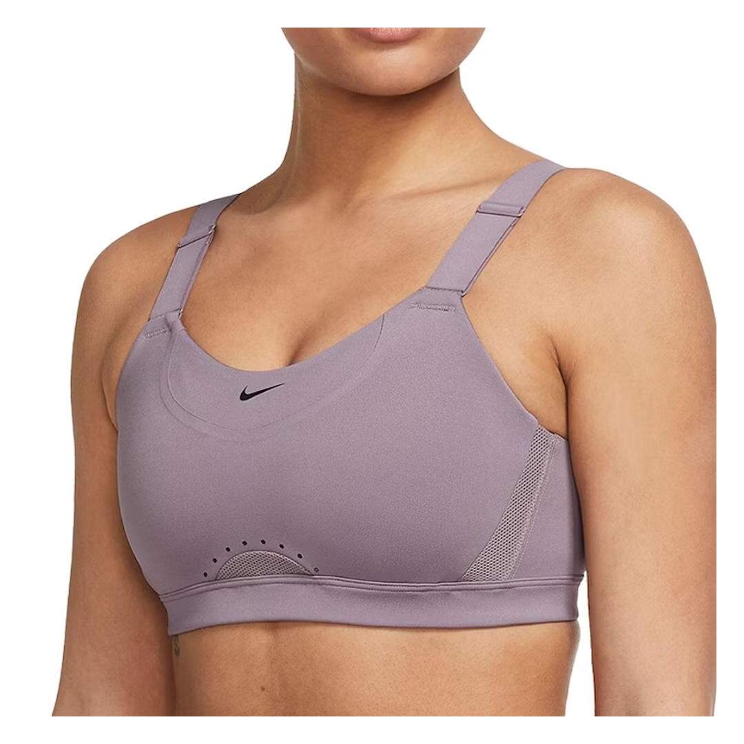 Brassière de Sport Mauve Femme Nike Alpha - M-AB-1