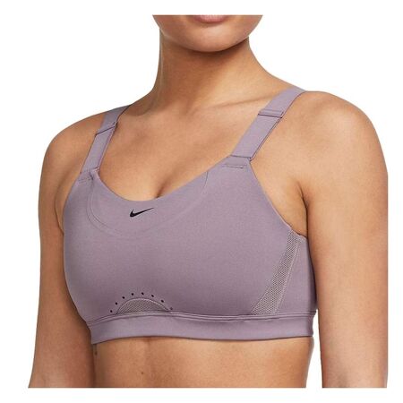 Brassière de Sport Mauve Femme Nike Alpha - M-AB