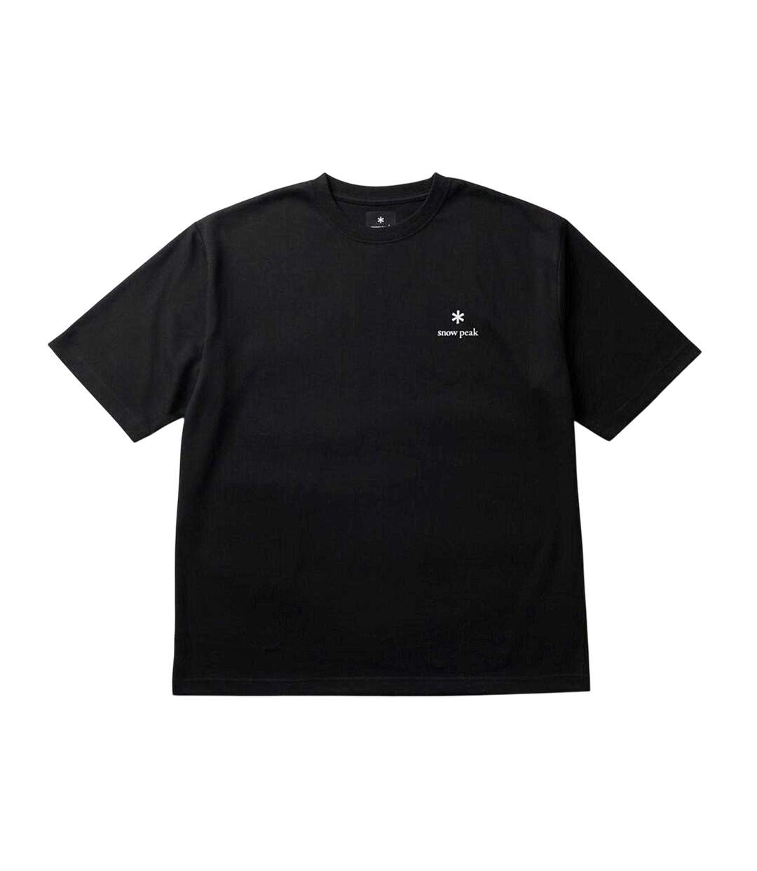 Mens Logo T-shirt Black Snow Peak-1