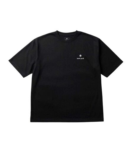 Mens Logo T-shirt Black Snow Peak