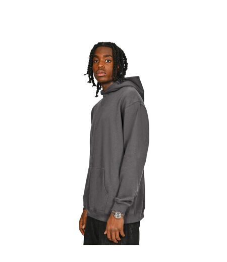 Mens Core Ringspun Cotton Oversized Hoodie Charcoal Casual Classics
