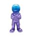 Statuette Astronaute Electroplate 33cm Multicolore-1