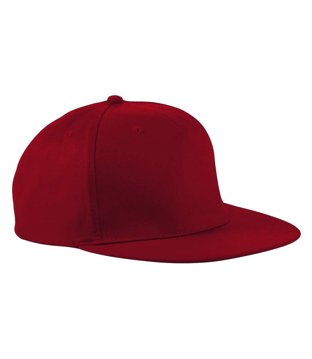 Beechfield Unisex 5 Panel Retro Rapper Cap (Burgundy)