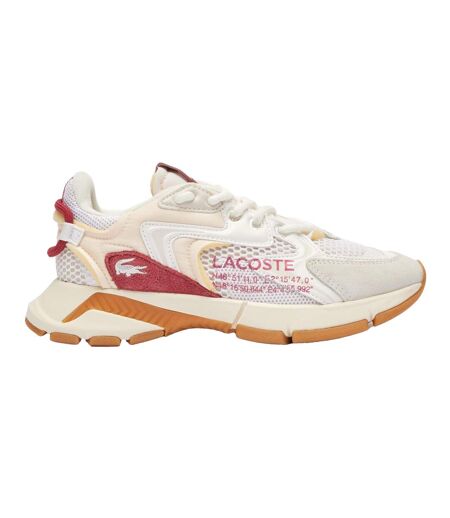 Baskets L003 Neo Adulte Blanc Rouge Lacoste