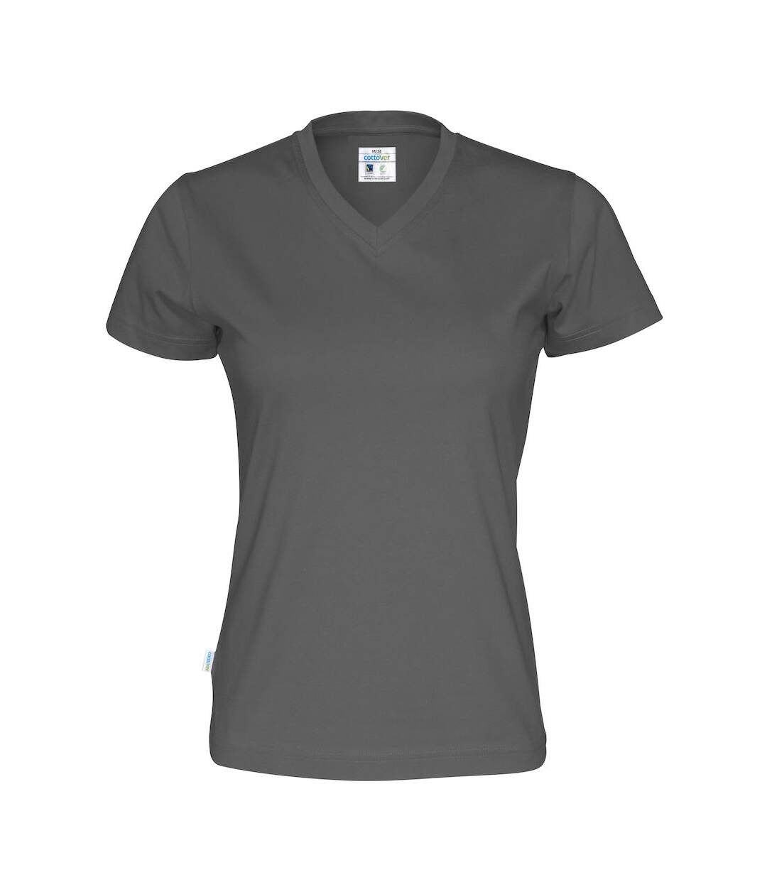 Womens/ladies t-shirt charcoal Cottover