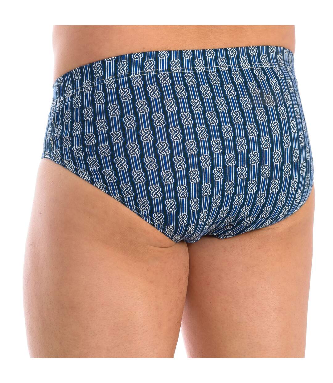 Pack of 3 Men's Essential Print Briefs with Opening A0090-4