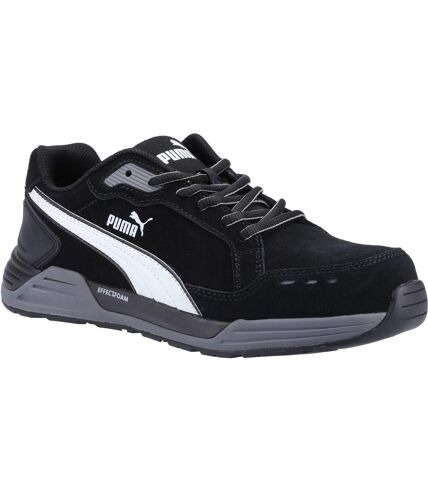 Puma Safety Mens Airtwist Low S3 Leather Safety Trainers (Black) - UTFS7593