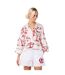 Chemise Femme Blanc Rouge Off White-4